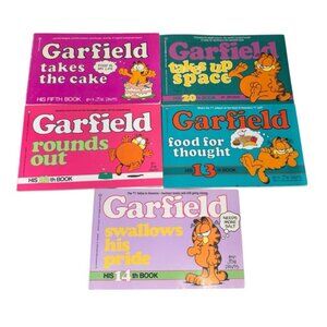 Garfield Vintage Books Set of 5